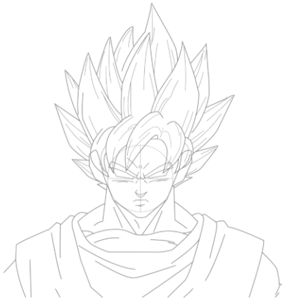 Goku SSJ Blue  Desenhando esboços, Goku desenho, Desenhos de anime